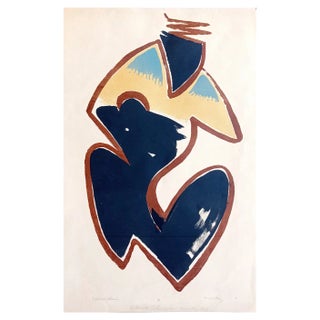 Man Ray, Abstract Composition, Original Chromolithograph, 1960 For Sale