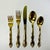 Gold 1970s Vintage Hollywood Regency Baroque Gold Electro Plated Flatware, Service for 11 - Set of 69 For Sale - Image 8 of 12