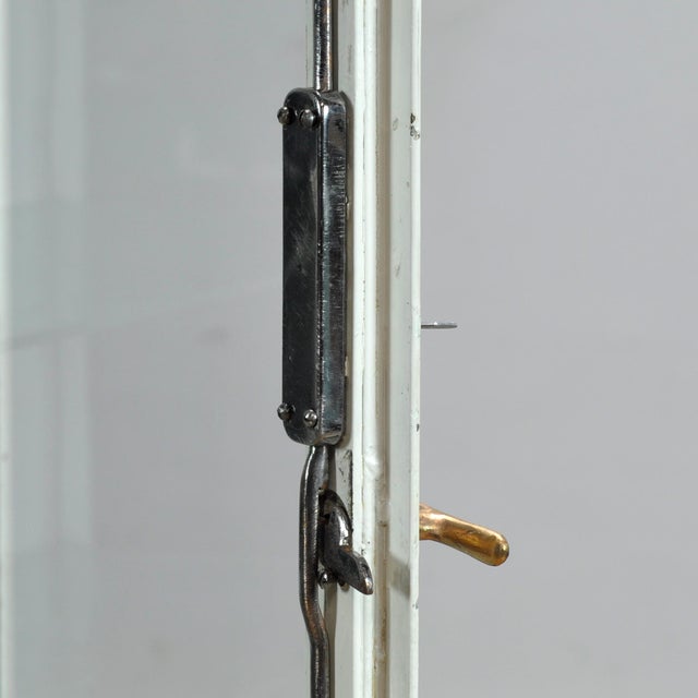 Glass Vintage Iron Medicine Cabinet, 1930s For Sale - Image 7 of 12