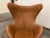 Fritz Hansen Egg Chair 07-'63 Cognac Camel Vintage Leather For Sale - Image 10 of 17