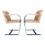 Mies Van Der Rohe Brno Flat Bar Chairs by Palazzetti For Sale