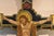 Religious Artist, 14th Century Style Crucifix, Tempera on Panel For Sale - Image 6 of 16