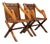 19th Century Victorian Pitch Pine Glastonbury Armchairs, 1880, Set of 2 For Sale