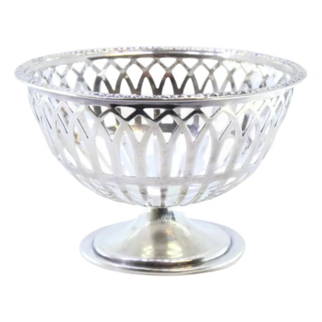 Silver Bowl with Rim Friezes For Sale