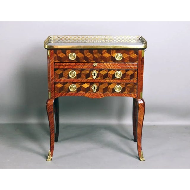 Cubic Marquetry Lounge Table For Sale - Image 12 of 12