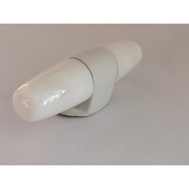 1950s Vintage Model 6068 Sconce in Ceramic by Wilhelm Wagenfeld for Lindner, 1958 For Sale - Image 5 of 14