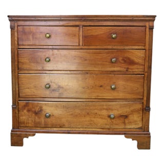 Large Antique Five Drawers Chest For Sale