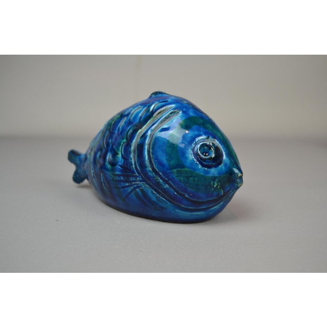 Rimini Blu Fish Figurine by Aldo Londi for Bitossi, 1960s For Sale - Image 6 of 12