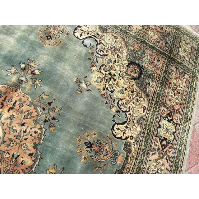 Handmade Vintage Oushak Rug - 130" X 79" For Sale - Image 11 of 12