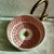 Pink Moroccan Modern Hearts Pink Ceramic Vessel Sink With Brass Drain For Sale - Image 8 of 9