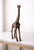 1970s Antique Brass Finish Metal Giraffe Sculpture For Sale - Image 5 of 8