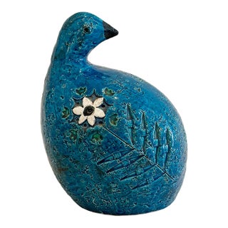 Aldo Londi Rosenthal Netter Bittossi Italy Ceramic Quail 1960s For Sale
