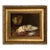 English Cod Still Life Print on Canvas in Wide Antiqued Gold Frame, 11x14" Print, 17x20" Framed For Sale