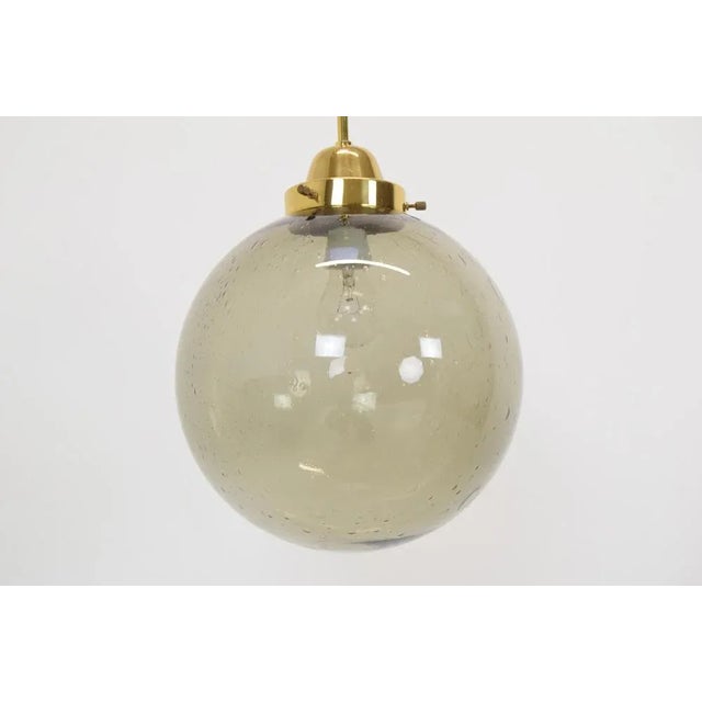Mid-Century Glass Pendant from Kamenicky Senov, 1960s For Sale - Image 4 of 13