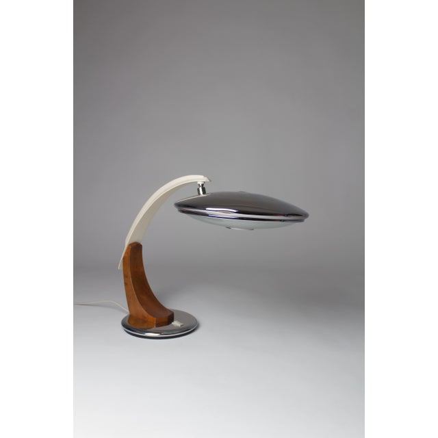 Tiburon Shark Desk Lamp by Luis Perez De La Oliva, Grin, Spain, 1960s For Sale - Image 13 of 13