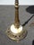 Vintage French Victorian Floor Lamp Light W Fringed Lamp Shade & Onyx Base For Sale - Image 10 of 12