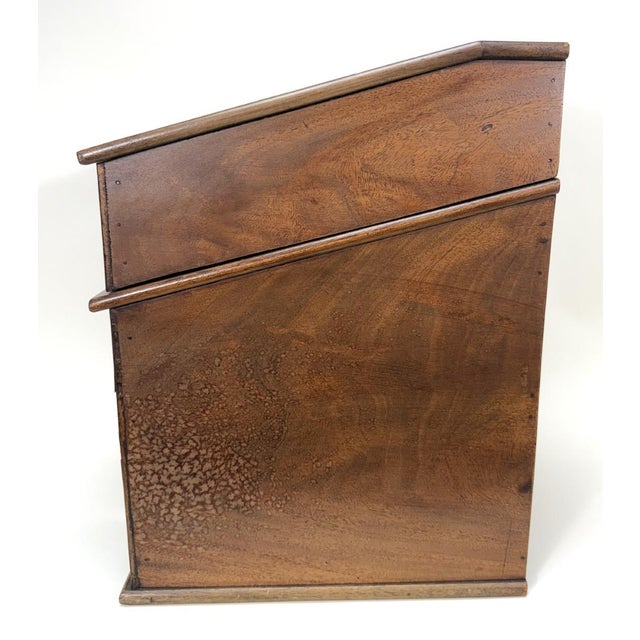 Wood 19th Century Mahogany Knife Box With Insert For Sale - Image 7 of 14