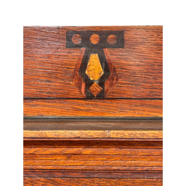 Gorgeous Dutch Arts & Crafts Buffet Cabinet C. 1920 For Sale - Image 11 of 18