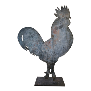 Vintage Folk Art Rooster Weather Vane