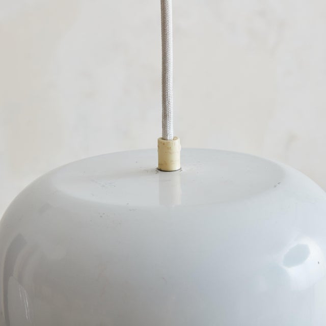 Metal White Metal Pendant Light by Joe Colombo for Stilnovo, Italy 1950s For Sale - Image 7 of 11