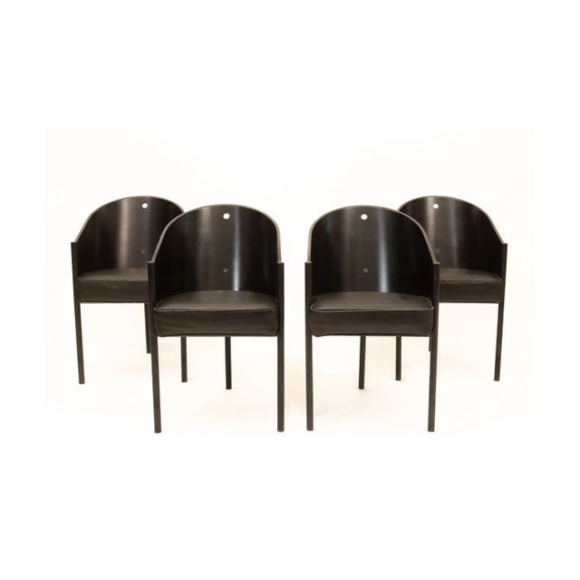 Mid-Century Modern Costes Armchairs by Phillipe Stark for Driade, Set of 2 For Sale - Image 3 of 7