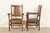Gustav Stickley Harvey Ellis Antique Mission Oak Arts & Crafts Armchairs, Pair For Sale - Image 10 of 13