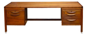 Mid-Century Walnut Executive Desk by Jens Risom for Jen Risom Designs c.1950
