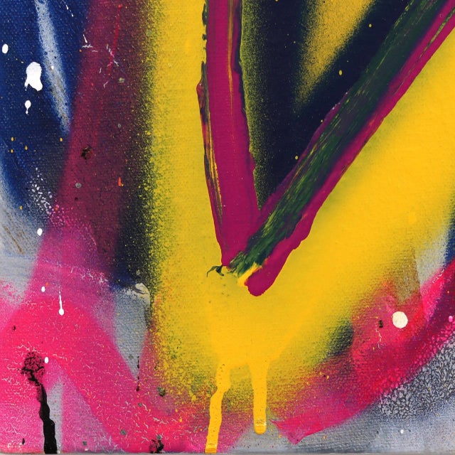 2020s Pac World - Abstract Colorful Retro Inspired Graffiti Original Artwork by Amber Goldhammer For Sale - Image 5 of 9