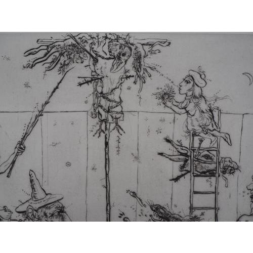 Mordecaï MOREH, Triumph of the woman, Etching For Sale - Image 3 of 10