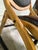 Wood Vintage-Style Folding Rocking Chair — Solid Wood, Genuine Leather Accent Chair For Sale - Image 7 of 7