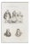 Unknown, Costumes and Portraits, Lithograph, 19th Century For Sale