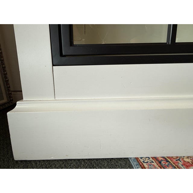 Ballard Designs Delano Glass Door Cabinet For Sale - Image 9 of 12