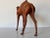 Animal Skin Vintage Leather Camel Sculptures – A Pair/ Sold For Sale - Image 7 of 11