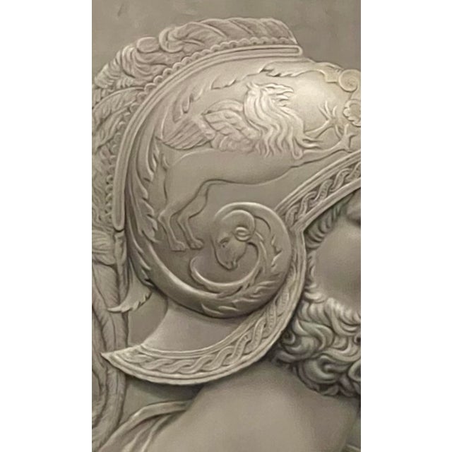 Roman General 26” x 36” Oil on Canvas Framed, Black Floater Frame This refined painting by Philip Melville Courtney...