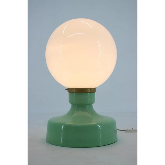 - 1960s, Czechoslovakia - perfect original condition - maker: Valasske Mezirirci - intact glass jt. This piece is...