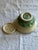 Light Green Handmade Green and Ivory Pottery Bowl For Sale - Image 8 of 8
