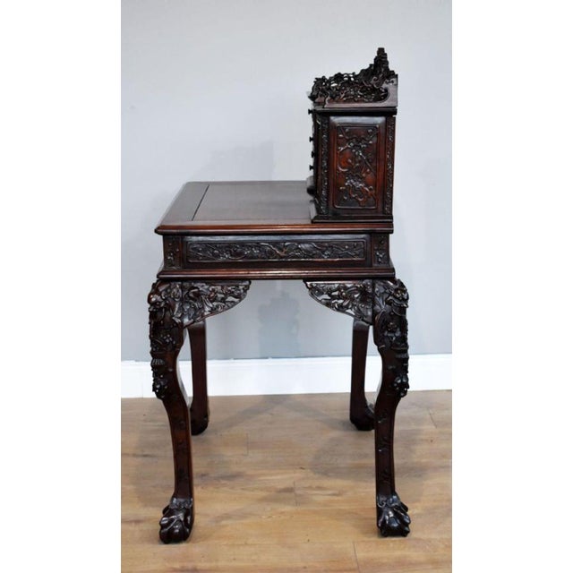 Antique Chinese Padouk Wood Desk, 1880 For Sale - Image 13 of 14