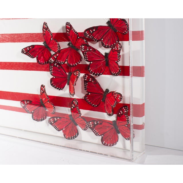 Contemporary 2013 "Notes" Mixed Media Painting and Wall Sculpture by Nadine Kalachinkoff For Sale - Image 3 of 7