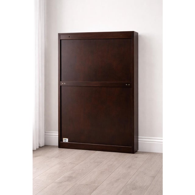 Pottery Barn Wood Medicine Cabinet Mirror – Dark Espresso Beautiful solid wood framed mirrored medicine cabinet from...