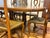 1990s Century Furniture Vintage French Provincial Oak Parquet Extension Dining Table + Chairs, Set For Sale - Image 5 of 12