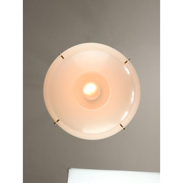 Italian Space Age Pendant in Brass and Acrylic Glass, 1970s For Sale - Image 11 of 18