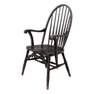 Early 20th Century Heywood-Wakefield Spindle Back Armchair For Sale