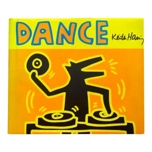 Keith Haring Estate Vintage 1999 First Edition " Dance " Hardcover Pop Art Book