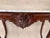 White French Regency Carved Walnut Console Table With White Marble Top For Sale - Image 8 of 12