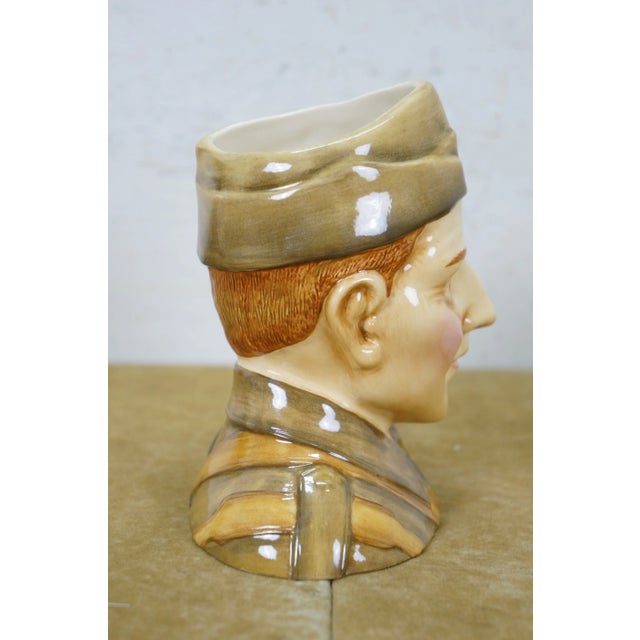 Royal Doulton 2004 Royal Doulton Character Jug Home Guard LTD Ed Box Coa D7207 5.5" For Sale - Image 4 of 12