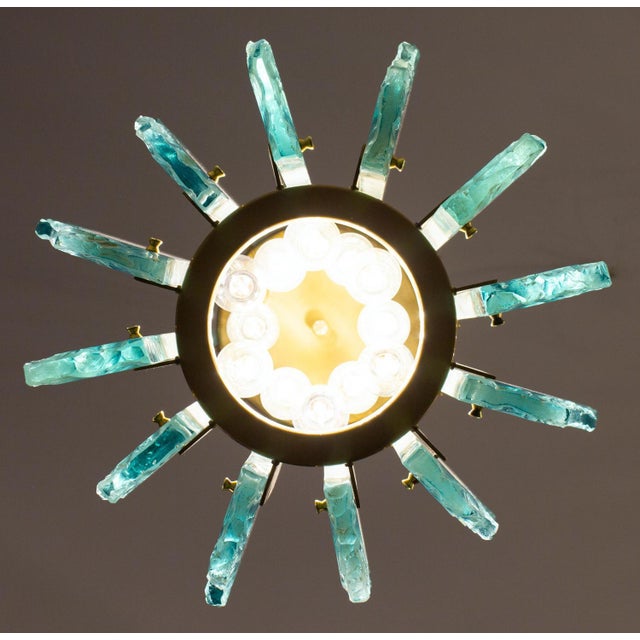 1960s Cut-Glass Chandelier from Fontana Arte, 1960s For Sale - Image 5 of 15