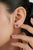These stud earrings feature 0.76 carats of natural blue and pink sapphire set in 18K White Gold. Each sapphire measuring...