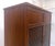 Solid Teak Multiple Fitted Drawers Amber Textured Glass Doors Cabinet Credenza For Sale - Image 6 of 16