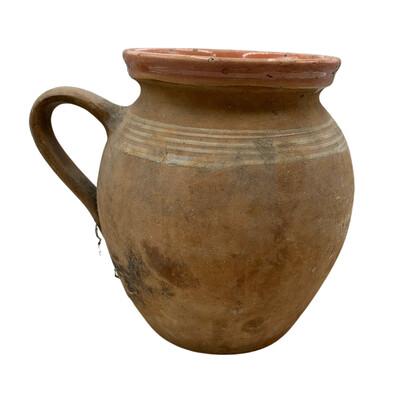 Farmhouse Antique Hungarian Folk Art Cooking Pottery For Sale - Image 3 of 5