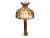Boho Chic Late 20th Century Bent Bamboo Globe Table Lamp With Metal Brass Plated Base For Sale - Image 3 of 5